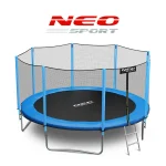 Батут садовий 13ft/404 см з зовнішньою сіткою та драбинкою Neo-Sport - Для великих просторів та веселощів - Зображення 5