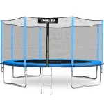 Батут садовий 13ft/404 см з зовнішньою сіткою та драбинкою Neo-Sport - Для великих просторів та веселощів - Зображення 9