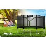 Батут садовий 13ft/404 см з зовнішньою сіткою та драбинкою Neo-Sport - Просторий і безпечний для дітей - Зображення 7