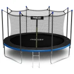 Батут садовий 14ft/435 см з внутрішньою сіткою та драбинкою Neo-Sport - Додатковий простір для веселощів і безпеки - Зображення 2