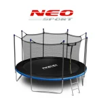 Батут садовий 14ft/435 см з внутрішньою сіткою та драбинкою Neo-Sport - Додатковий простір для веселощів і безпеки - Зображення 11