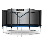 Батут садовий 14ft/435 см з зовнішньою сіткою та драбинкою Neo-Sport - Для великих просторів та безпеки - Зображення 2