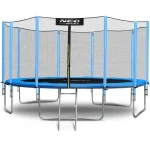 Батут садовий 15ft/465 см з зовнішньою сіткою та драбинкою Neo-Sport - Просторий і надійний для великої родини - Зображення 7