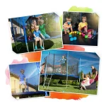 Батут садовий 15ft/465 см з внутрішньою сіткою та драбиною Neo-Sport - Безпечний і міцний - Зображення 9