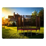 Батут садовий 6ft/183 см з зовнішньою сіткою та драбинкою Neo-Sport - Компактний та безпечний для дітей - Зображення 4