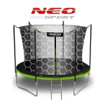 Батут садовий 8ft/252 см з внутрішньою сіткою та драбинкою Neo-Sport - Легкий доступ для дітей - Зображення 12