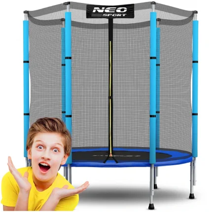 Батут садовий для дітей 140 см 4,5ft Neo-Sport - Веселий і безпечний для малечі