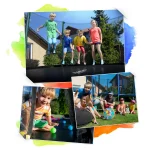 Батут садовий для дітей 140 см 4,5ft Neo-Sport - Веселий і безпечний для малечі - Зображення 12