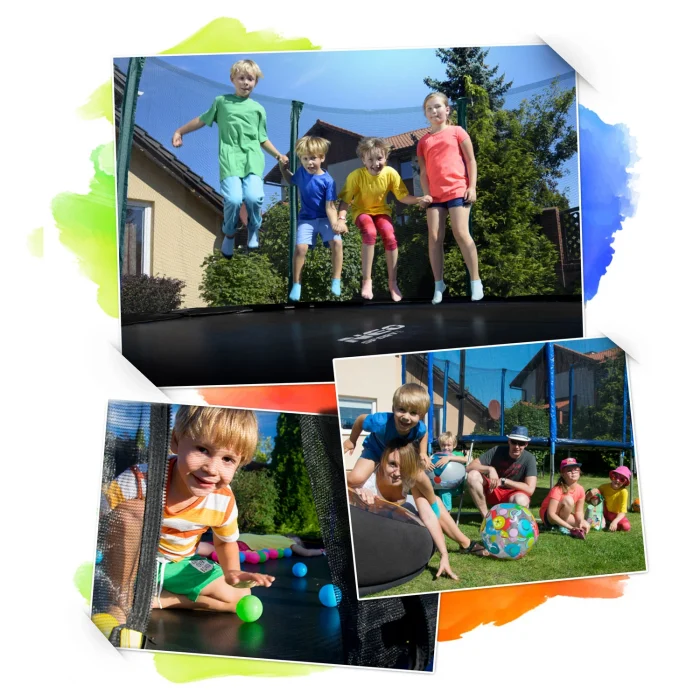 Батут садовий для дітей 140 см 4,5ft Neo-Sport - Веселий і безпечний для малечі - Зображення 12