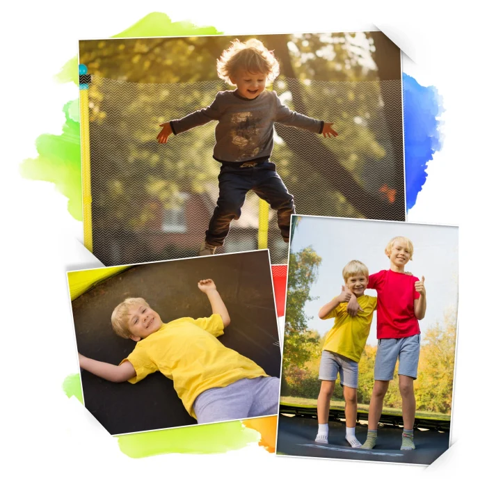 Батут садовий для дітей 140 см 4,5ft Neo-Sport - Дитячий веселий і безпечний тренажер - Зображення 11