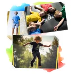 Батут садовий для дітей 140 см 4,5ft Neo-Sport - Дитячий веселий і безпечний тренажер - Зображення 12