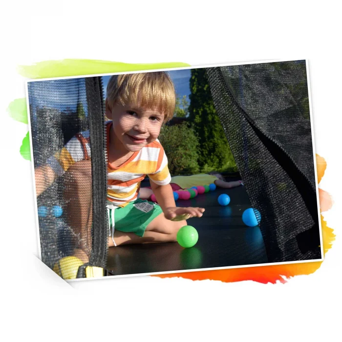 trampolina-ogrodowa-profilowa_28654 Батут садовий профільований 8ft/252 см з внутрішньою сіткою Neo-Sport - Для активного дозвілля - Зображення 8