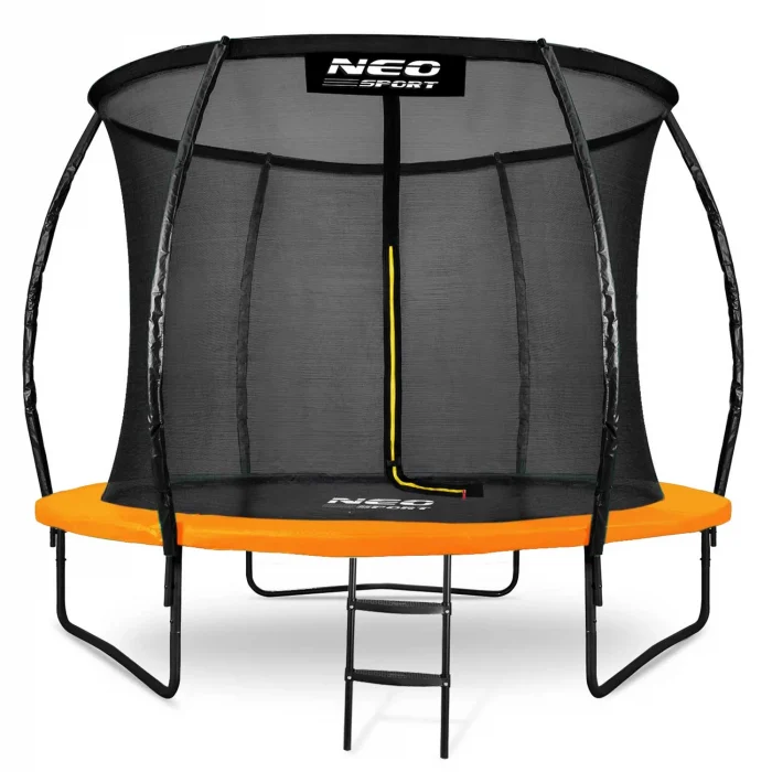 trampolina-ogrodowa-profilowa_28656 Батут садовий профільований 8ft/252 см з внутрішньою сіткою Neo-Sport - Для активного дозвілля - Зображення 5