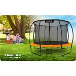 Батут садовий профільований 12ft/374 см з внутрішньою сіткою Neo-Sport - Висока стійкість та безпека - Зображення 6