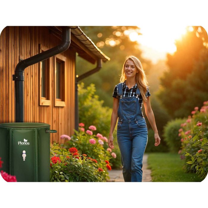 Резервуар для дощової води 200 л Plonos PL-520 - Екологічне водозбереження - Зображення 6