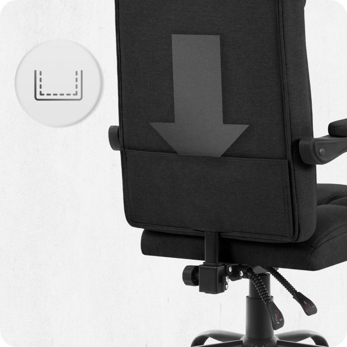 Офісне крісло Cabro чорне C505 стиль та комфорт для роботи та відпочинку - Зображення 5