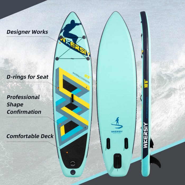 Дошка для SUP WKERSIY SUP1 340 см стабільність і комфорт для водного відпочинку - Зображення 2