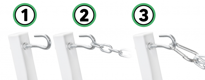 2 Каркас для гамака Go Garden OASIS WHITE до 250 кг Елегантність та надійність - Зображення 5