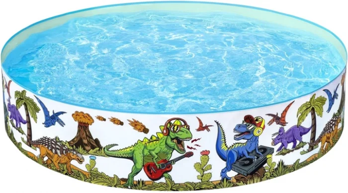442904419 Басейн каркасний Bestway DINO 55022-літо повне пригод. - Зображення 1