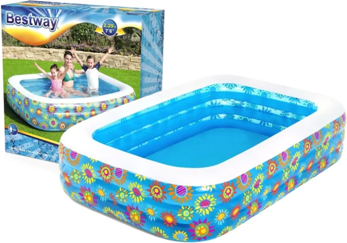 Сімейний надувний басейн Bestway 229 х 152 см 54120 - Зображення 7