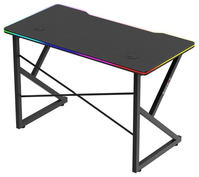 Huzaro Hero 1.7 RGB Ігровий стіл чорний стиль підсвітка та зручність у кожній деталі - Зображення 2