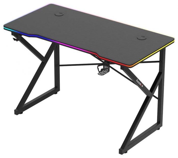 Huzaro Hero 1.7 RGB Ігровий стіл чорний стиль підсвітка та зручність у кожній деталі - Зображення 3