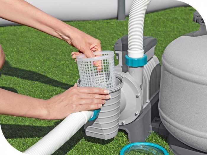 Пісочний Фільтр Насос Bestway 58486 11355 л/год професійна чистота для вашого басейну - Зображення 4