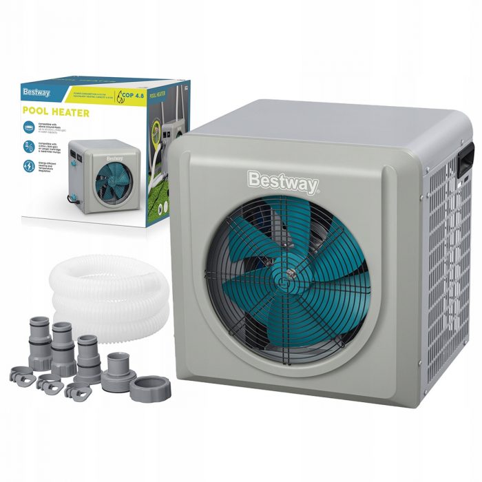 6547054685_vodonagrivach-dlya-basejnu Обігрівач для басейну Bestway 4.4 Вт 58748 ефективне рішення для комфортного купання - Зображення 1