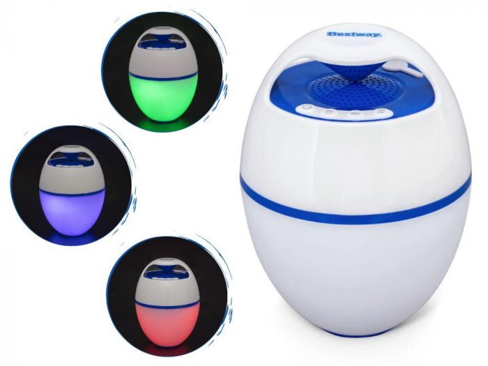 6555995464_w640_h640_6555995464 Плаваюча світлодіодна Bluetooth колонка Bestway 58700 якісний звук та яскраве світло - Зображення 3