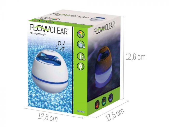 6555996467_w640_h640_6555996467 Плаваюча світлодіодна Bluetooth колонка Bestway 58700 якісний звук та яскраве світло - Зображення 5