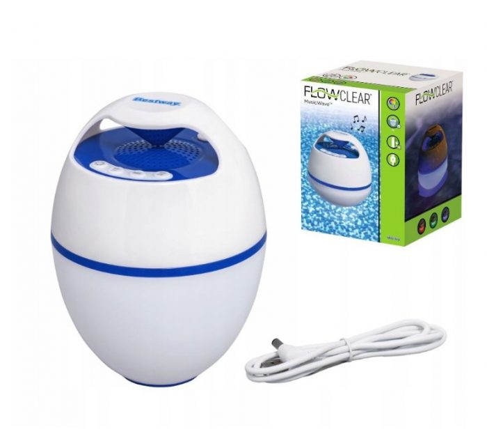 6555999672_w640_h640_6555999672 Плаваюча світлодіодна Bluetooth колонка Bestway 58700 якісний звук та яскраве світло - Зображення 1