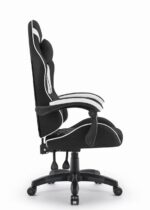 Ігрове крісло CABRO C500 FABRIC чорно-біле комфорт та стиль для тривалих ігор - Зображення 4