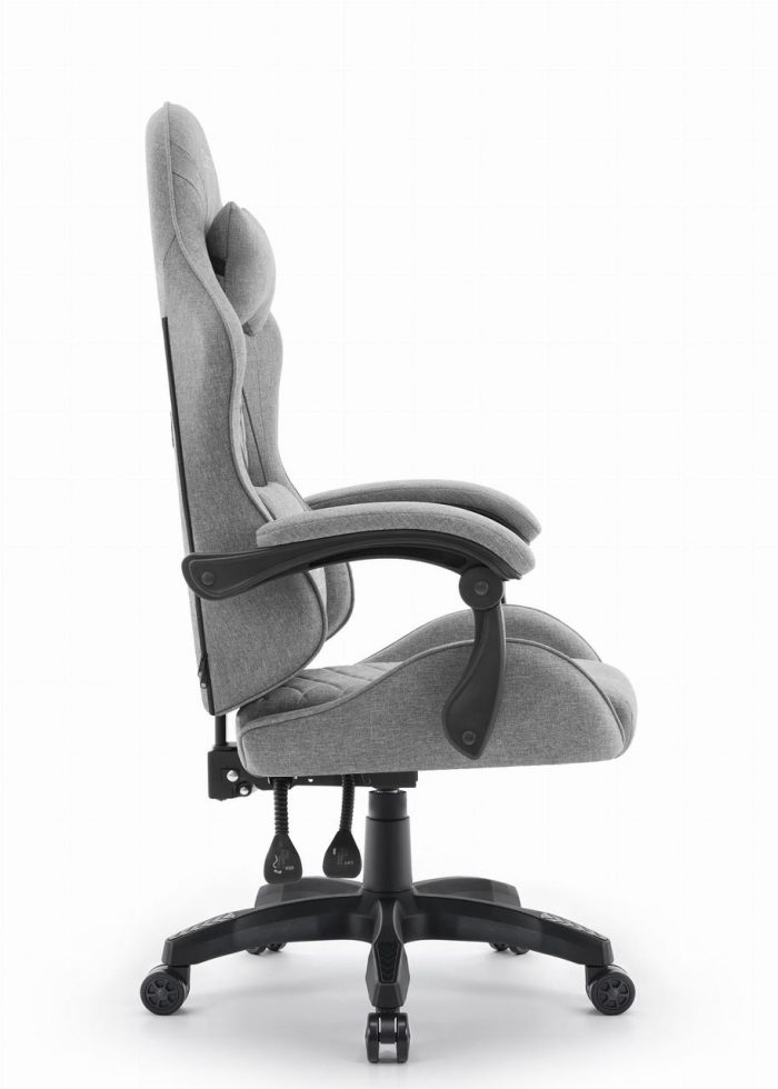 Ігрове крісло CABRO C500 FABRIC Grey black ідеальне поєднання комфорту та стилю для геймерів - Зображення 2