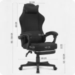 Ігрове крісло Cabro C502 Колір-Чорний Fabric максимальний комфорт та стиль для вашої гри - Зображення 6