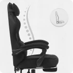 Ігрове крісло Cabro C502 Колір-Чорний Fabric максимальний комфорт та стиль для вашої гри - Зображення 4