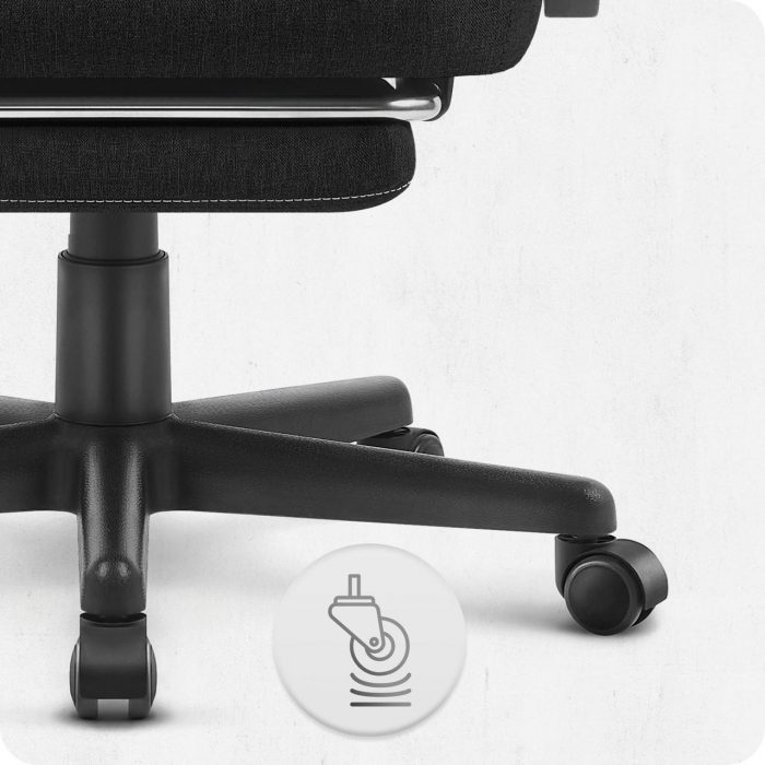 Геймерське крісло Cabro C503 BLACK WHITE елегантність та комфорт для геймерів - Зображення 8