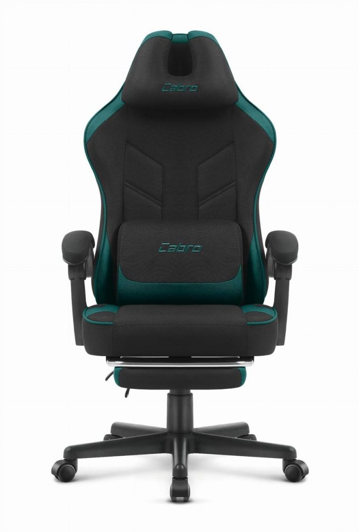 Геймерське крісло Cabro C504 чорно-зелений стиль, комфорт та енергія для перемог - Зображення 2