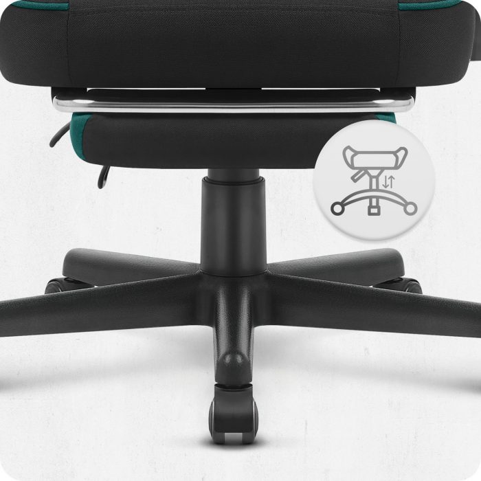 Геймерське крісло Cabro C504 чорно-зелений стиль, комфорт та енергія для перемог - Зображення 6