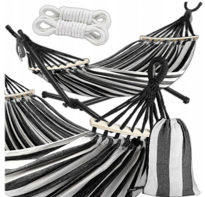 Садовий гамак з каркасом KMDW31 - Зображення 5