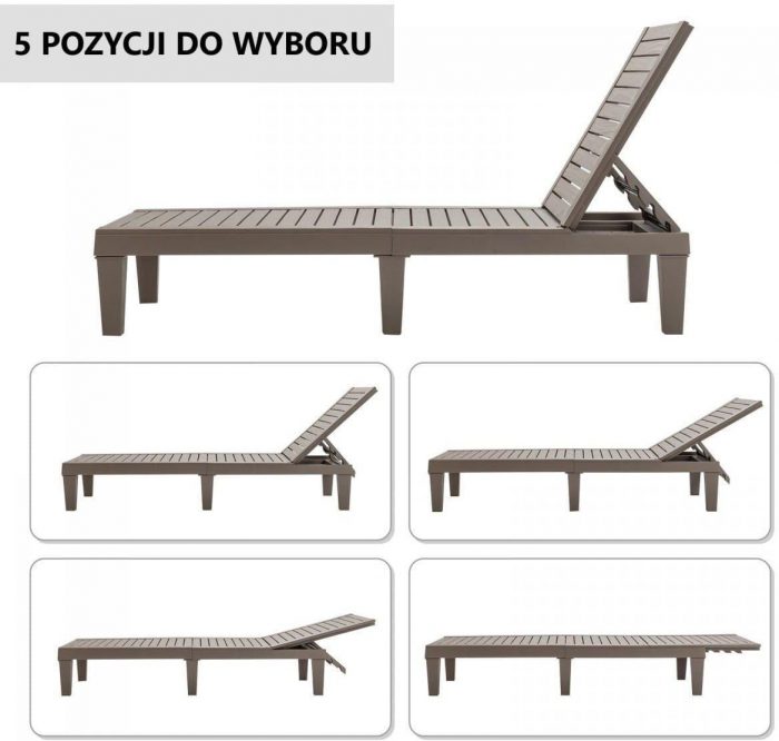 7c159fd4-3e18-4a92-a99e-0c5aa5329149_i-costway-lezak-ogrodowy-z-regulowanym-oparciem-op70808cf Шезлонг пластиковий бежево-коричневий Costway OP70808CF ,комфорт та стиль для вашого саду - Зображення 10