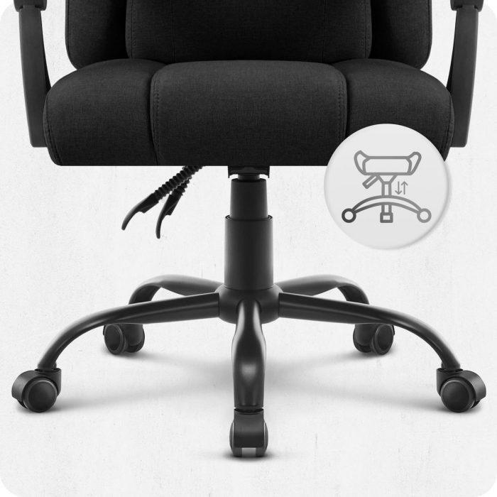 Офісне крісло Cabro чорне C505 стиль та комфорт для роботи та відпочинку - Зображення 6