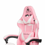 Ігрове Геймерське Крісло Kruger&Matz GX-150 біло-рожевий KM0790-P - Зображення 4