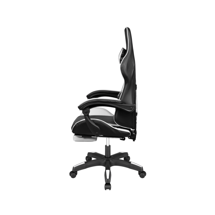 Ігрове Геймерське Крісло Kruger&Matz GX-150 чорно-біле KM0790-BW - Зображення 5