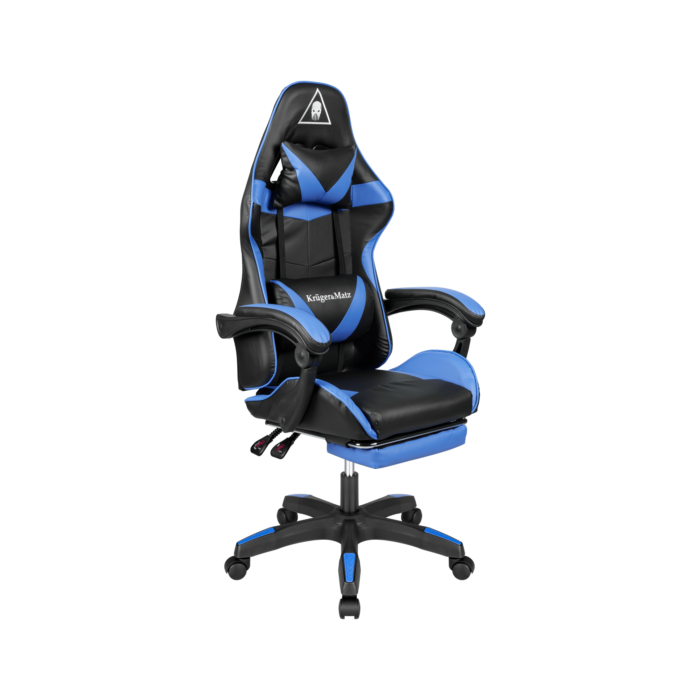 Ігрове Геймерське Крісло Kruger&Matz GX-150 чорно-синє KM0790-BL - Зображення 7