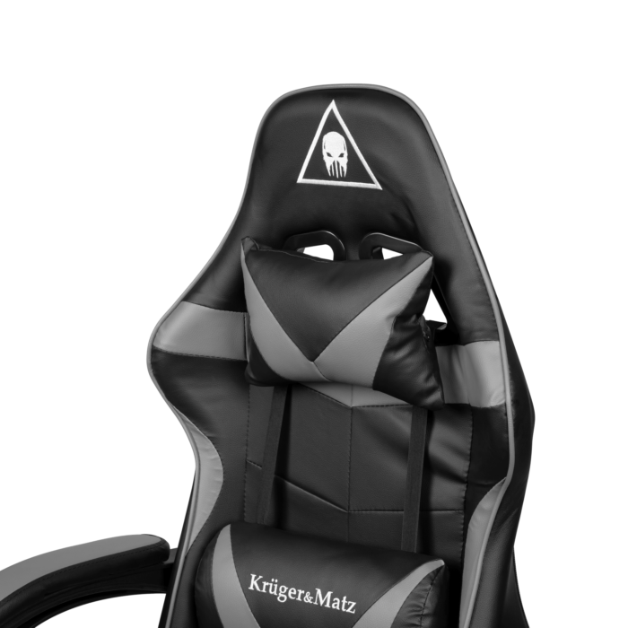 Ігрове Геймерське Крісло Kruger&Matz GX-150 чорно-сірий KM0790-G - Зображення 3