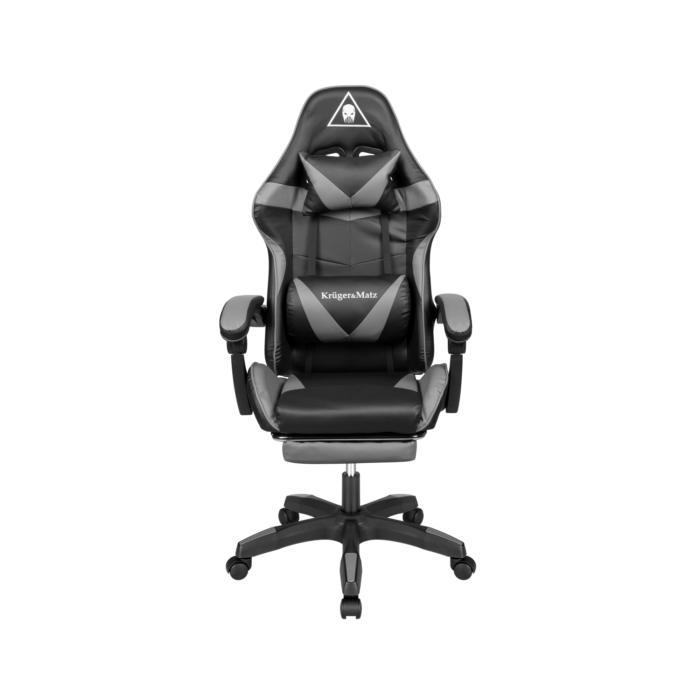Ігрове Геймерське Крісло Kruger&Matz GX-150 чорно-сірий KM0790-G - Зображення 7
