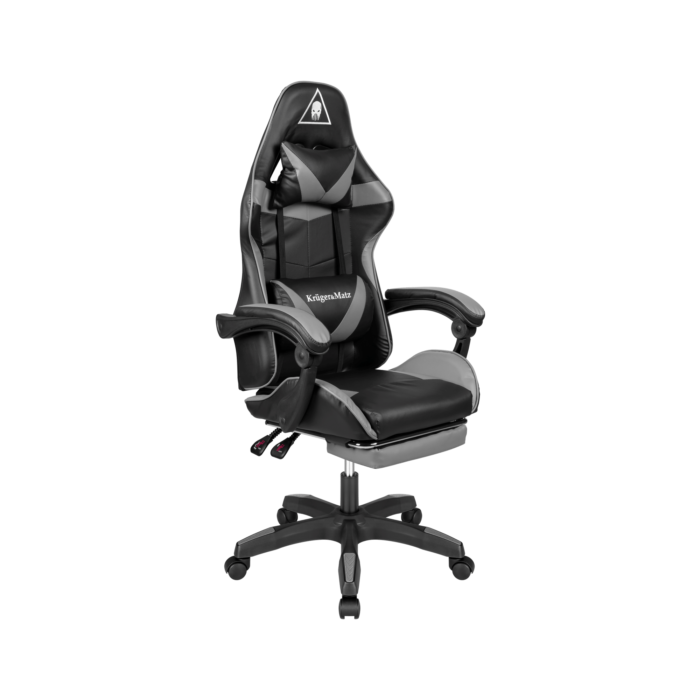Ігрове Геймерське Крісло Kruger&Matz GX-150 чорно-сірий KM0790-G - Зображення 8