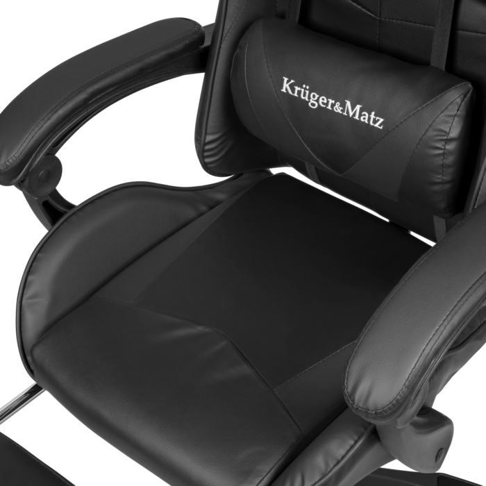 Ігрове Геймерське Крісло Kruger&Matz GX-150 чорний KM0790-B - Зображення 8