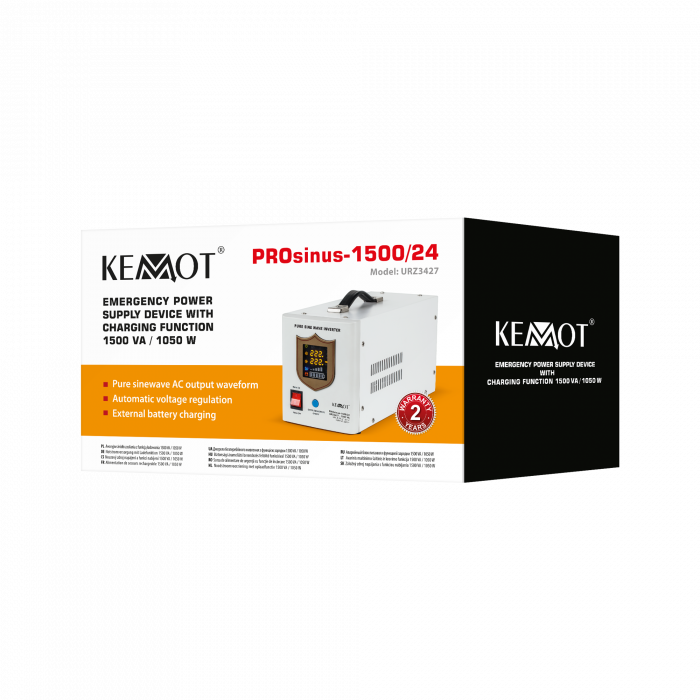 photo_12387 Блок аварійного живлення KEMOT PROsinus-1500 URZ3427 - Зображення 4