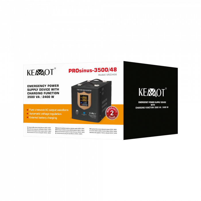 Блок аварійного живлення KEMOT PROsinus-3500 URZ3430 - Зображення 4